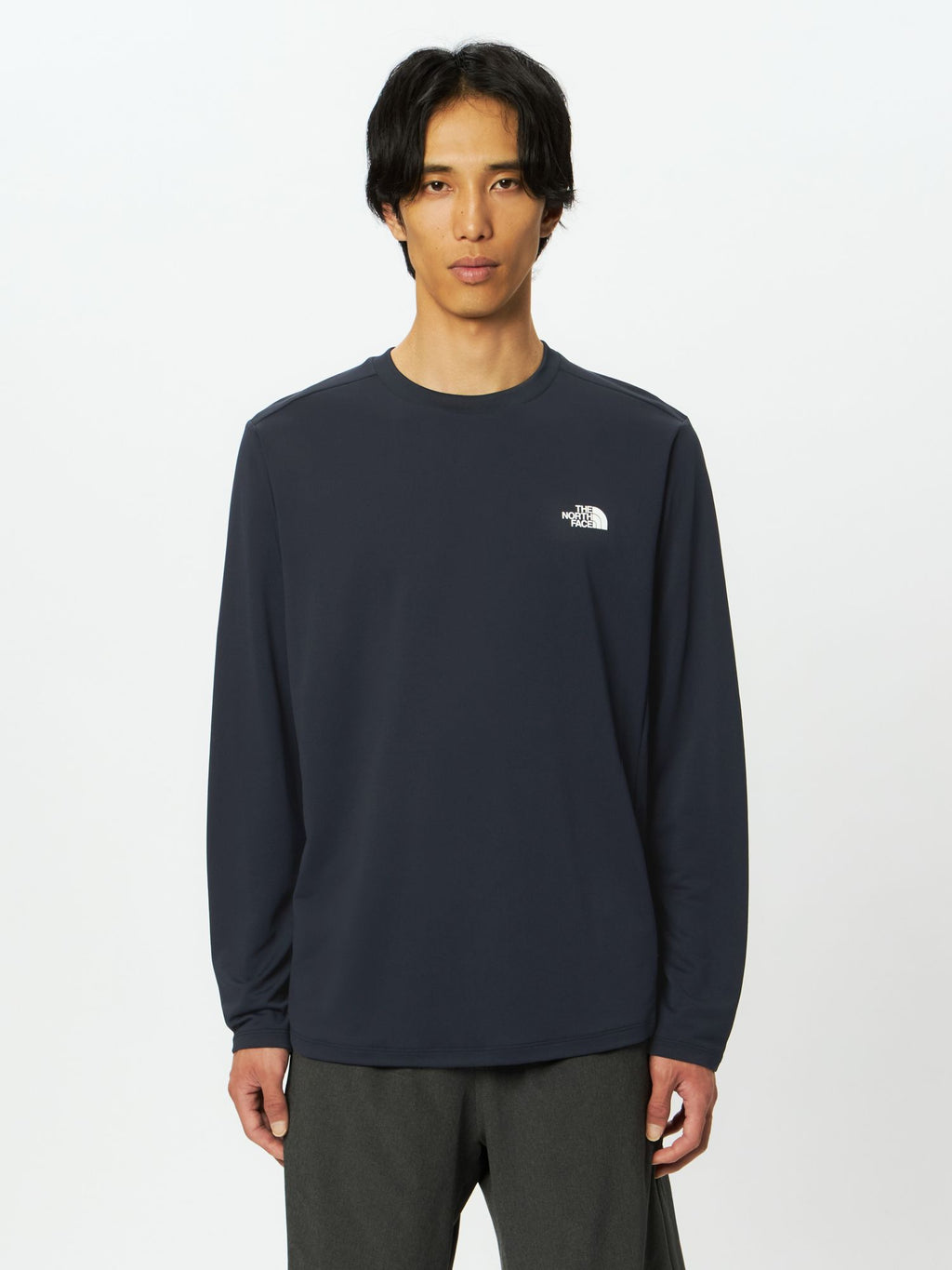 Long Sleeve One Point Logo Tee (Men's)