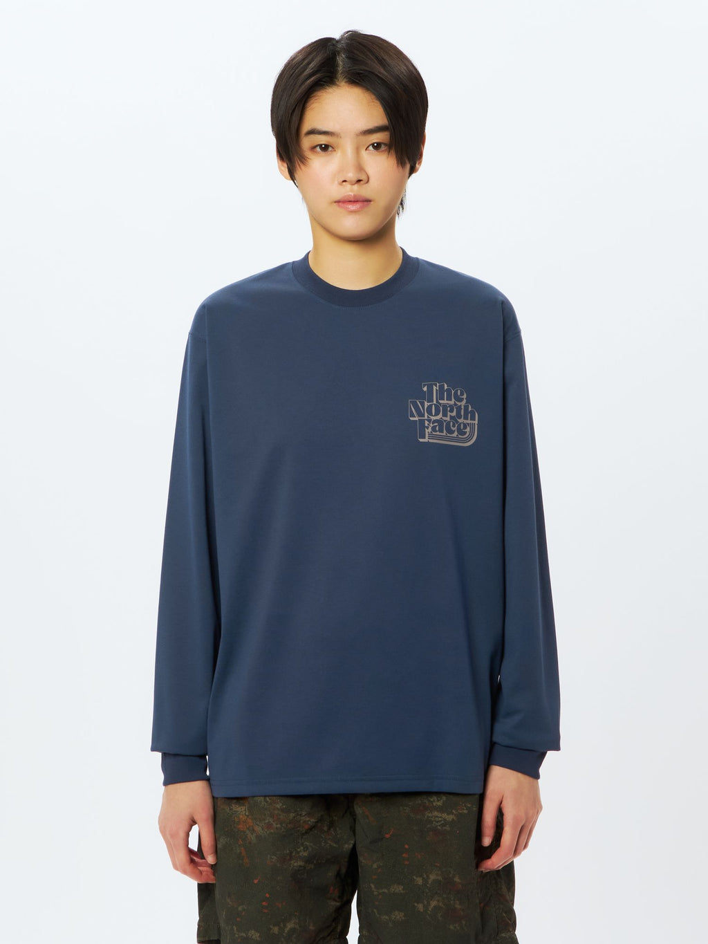 Long Sleeve Free Lang Graphic Crew (Unisex)