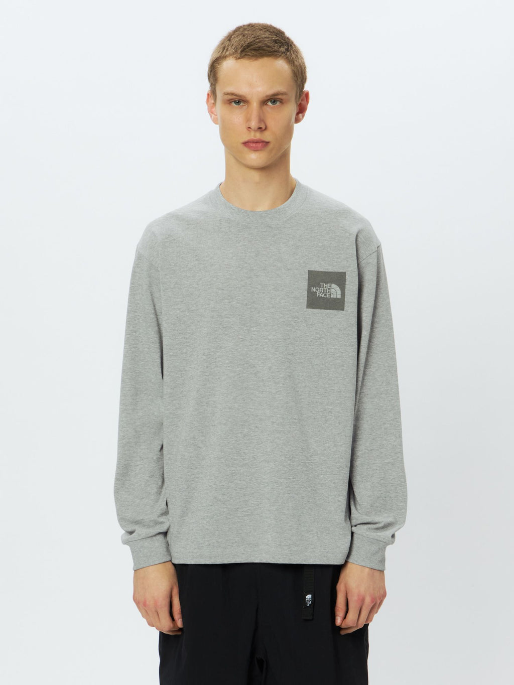 Long Sleeve Square Logo Tee (Unisex)