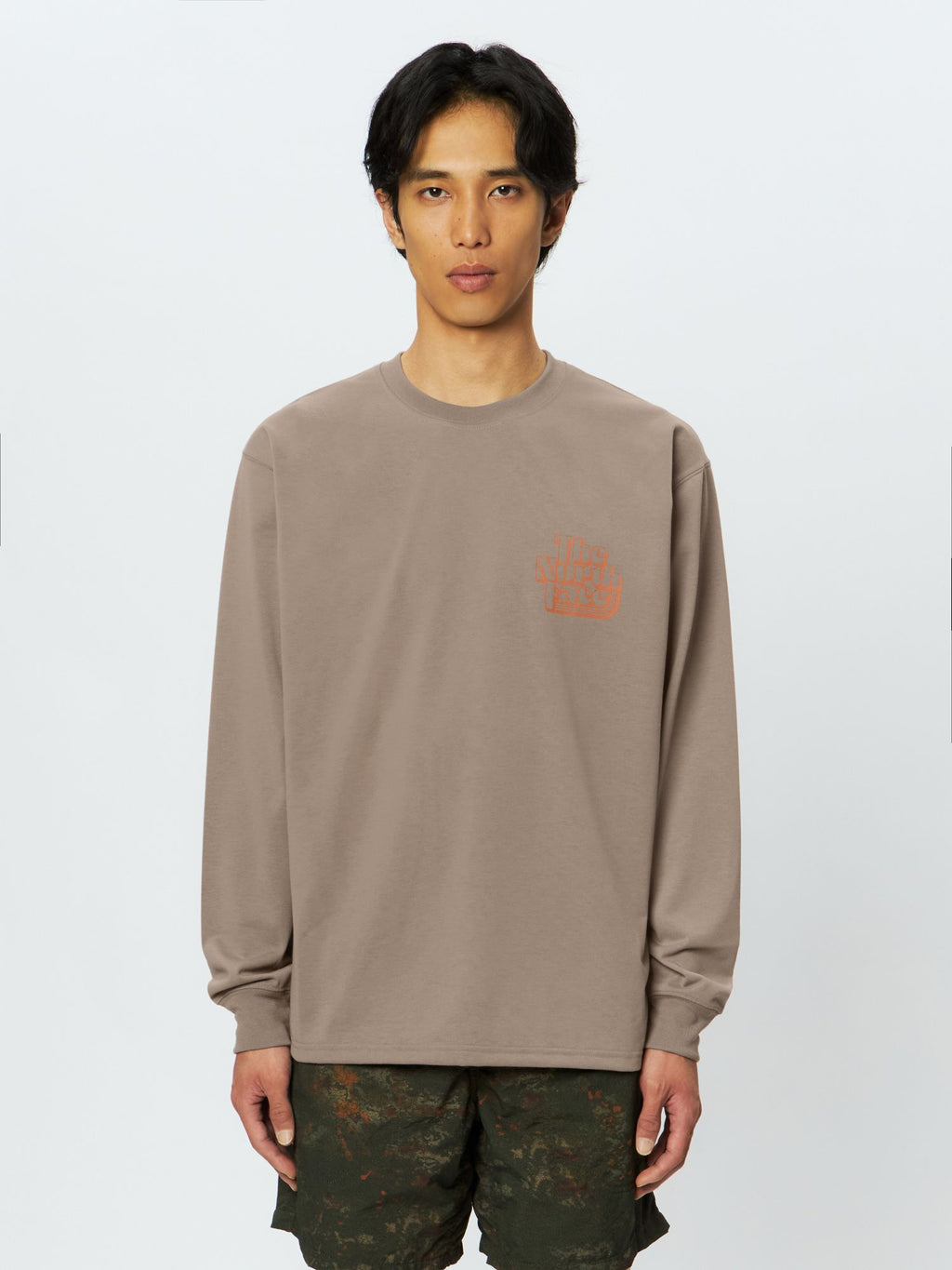 Long Sleeve Free Lang Graphic Crew (Unisex)