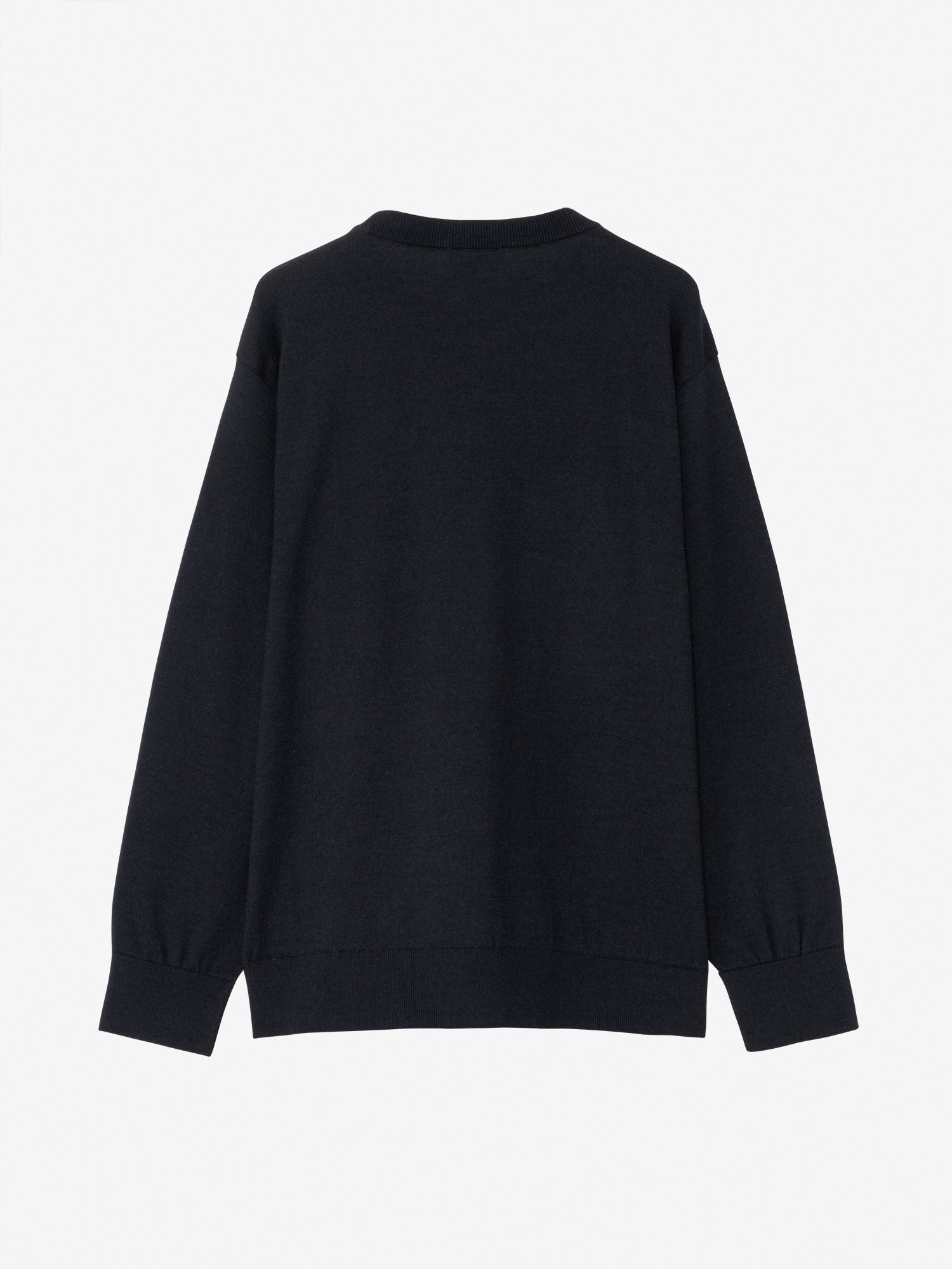 Wool Knit Long Sleeve Crew (Unisex)