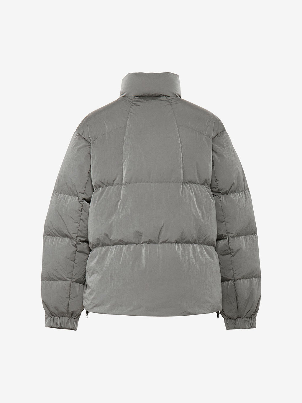 Dope Dyed Ripple Nylon Down Jacket (Unisex)