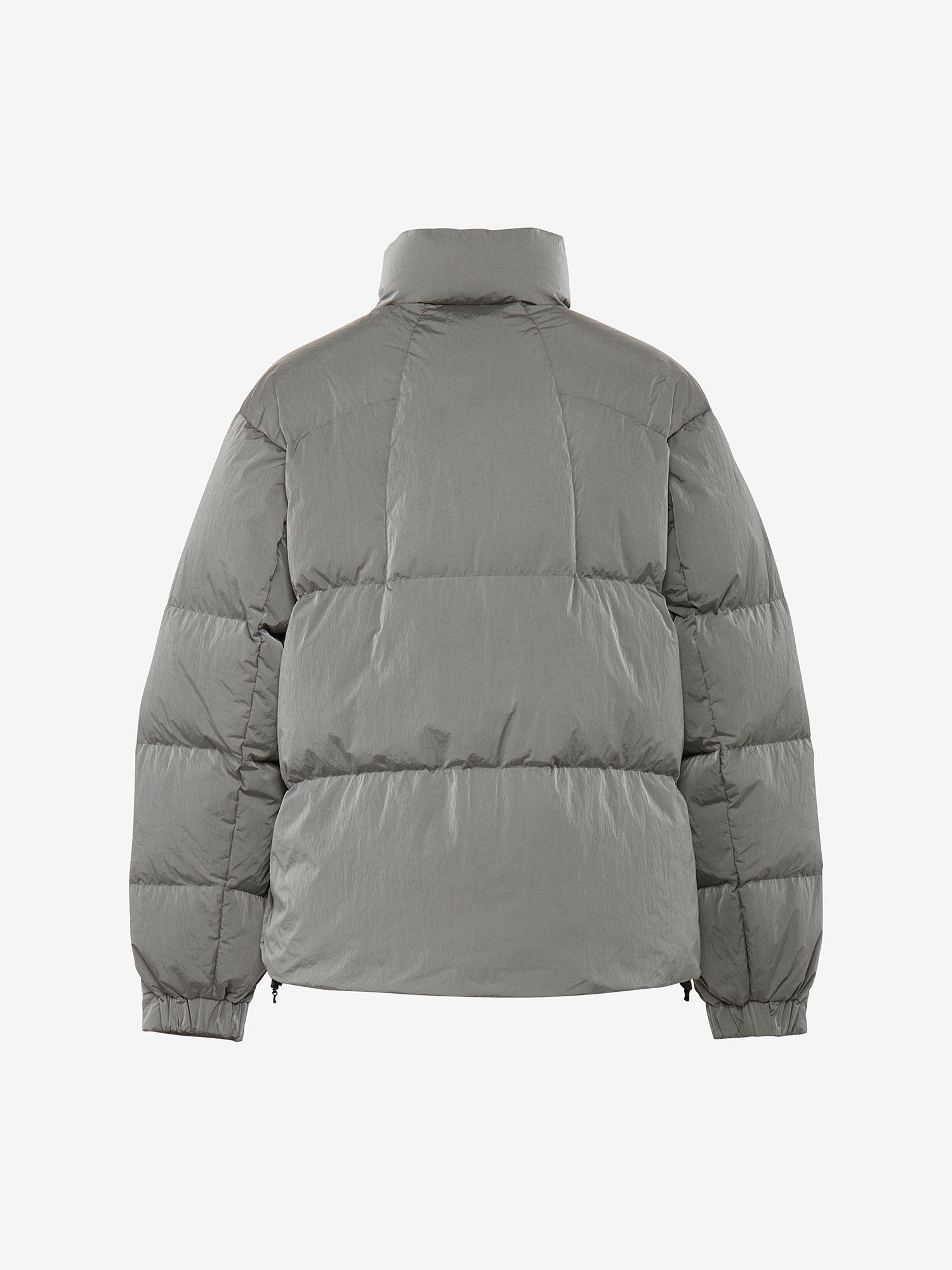 Dope Dyed Ripple Nylon Down Jacket (Unisex)