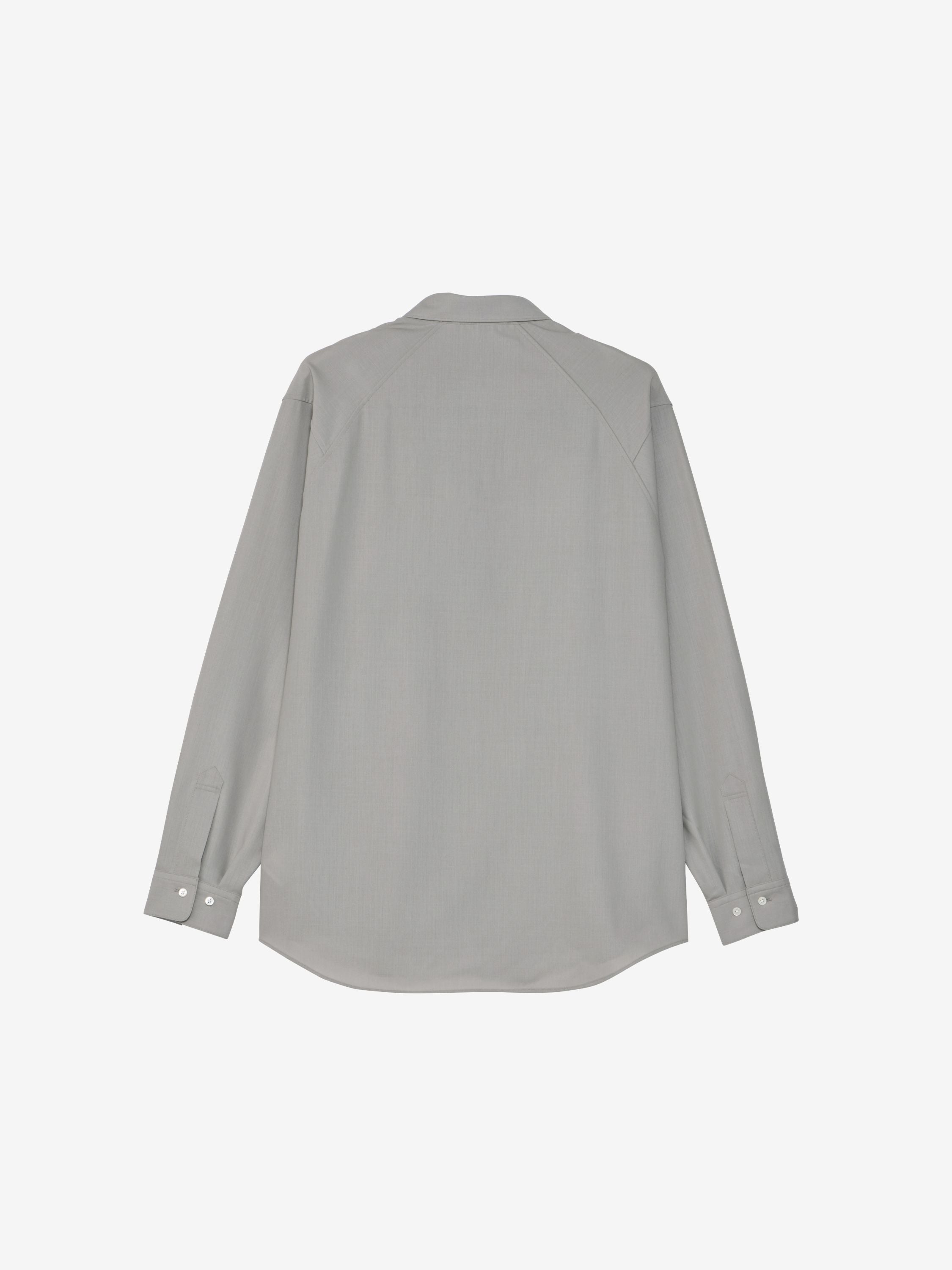 High Twist Wool Relaxed Shirt (Unisex)