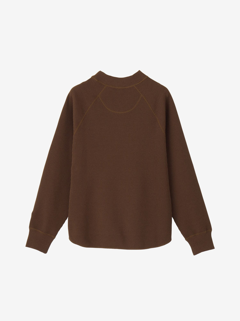 Waffle Light Mock Neck Long Sleeve T-shirt (Women's)