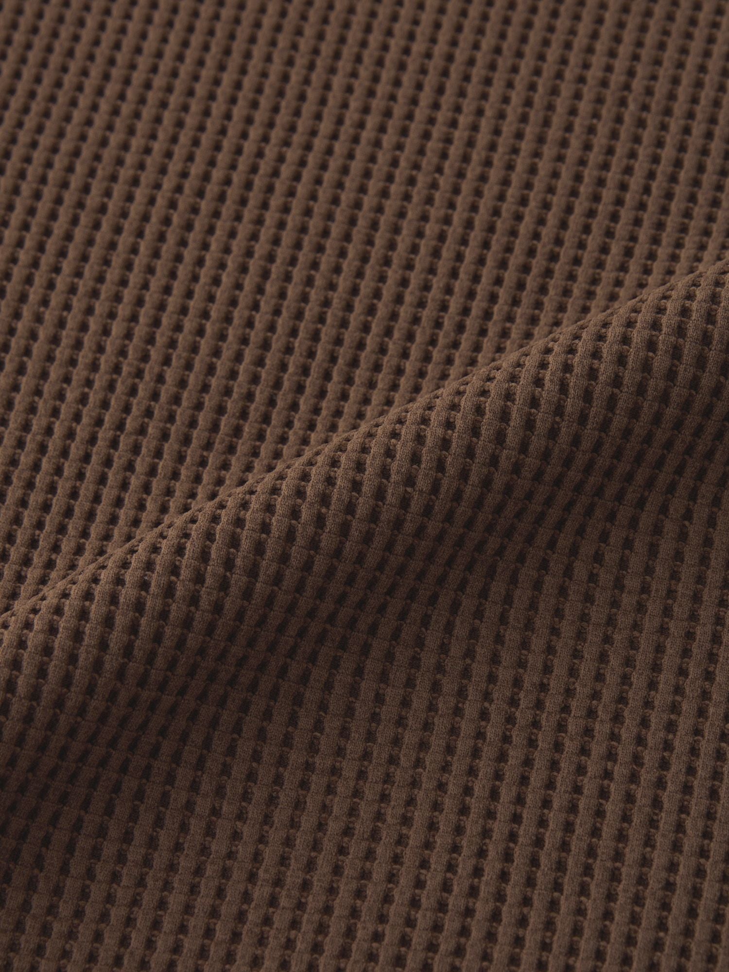 Waffle Light Mock Neck Long Sleeve T-shirt (Women's)