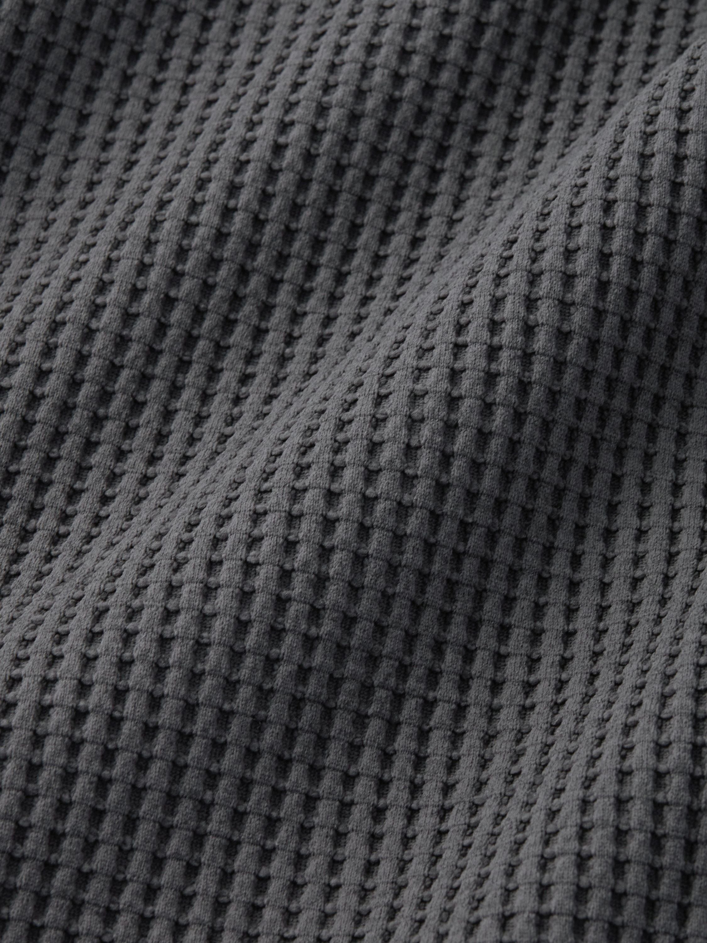 Waffle Light Zip Cardigan (Unisex)