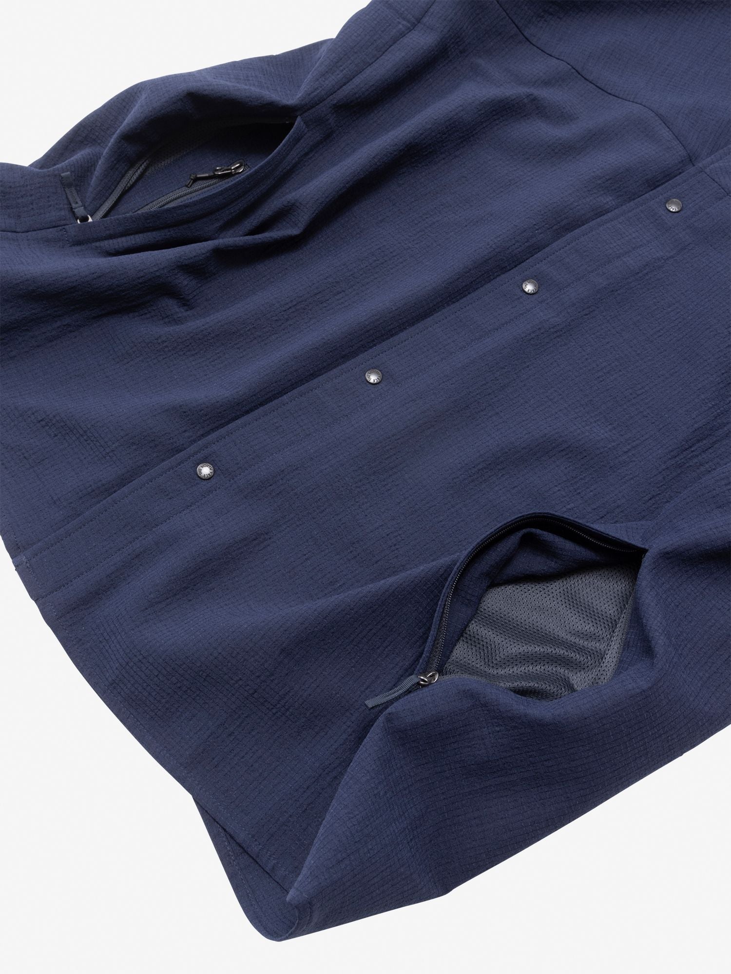 Long Sleeve Zip Off Vent Mesh Shirt (Unisex)