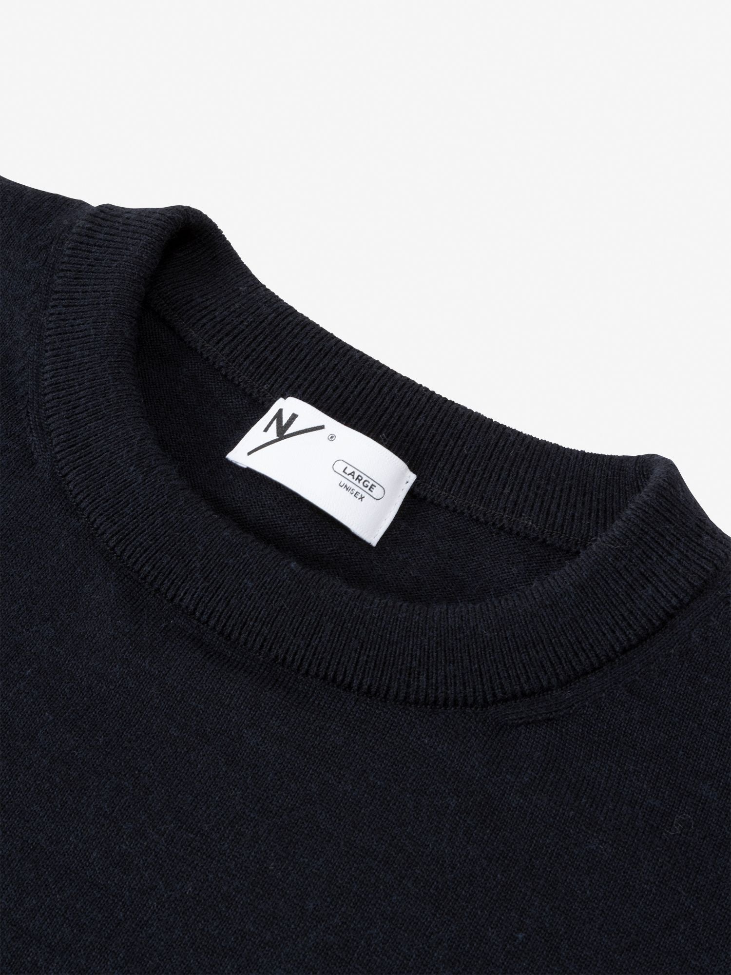 Wool Knit Long Sleeve Crew (Unisex)