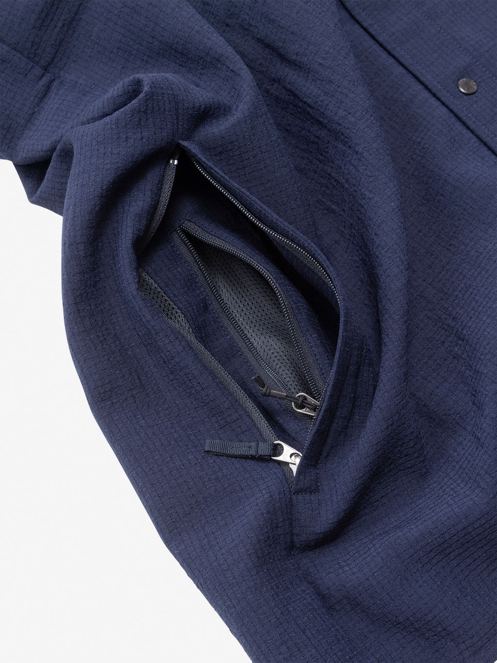 Long Sleeve Zip Off Vent Mesh Shirt (Unisex)