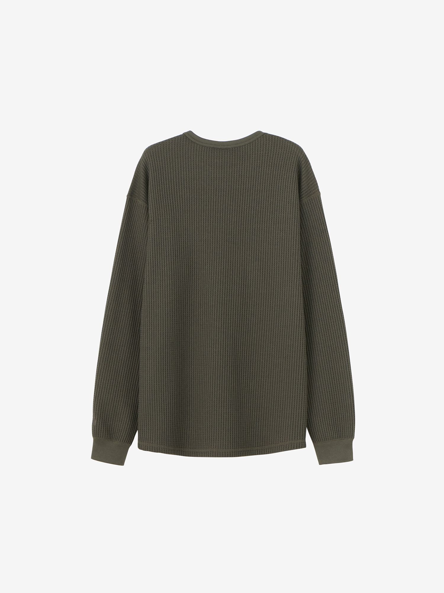 Long Sleeve Warm Waffle Crew (Unisex)