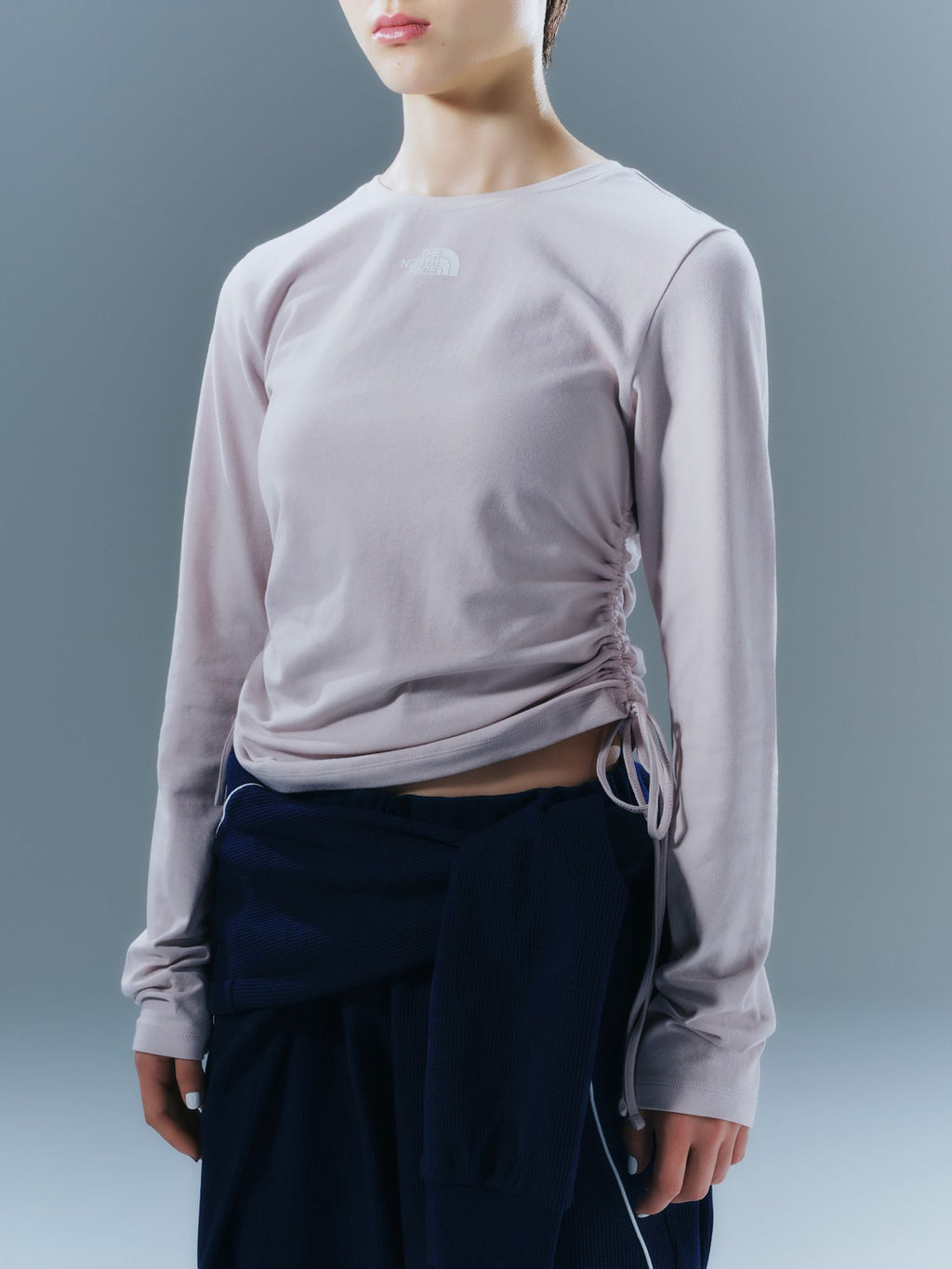 Shirring Long Sleeve Tee (Women's)