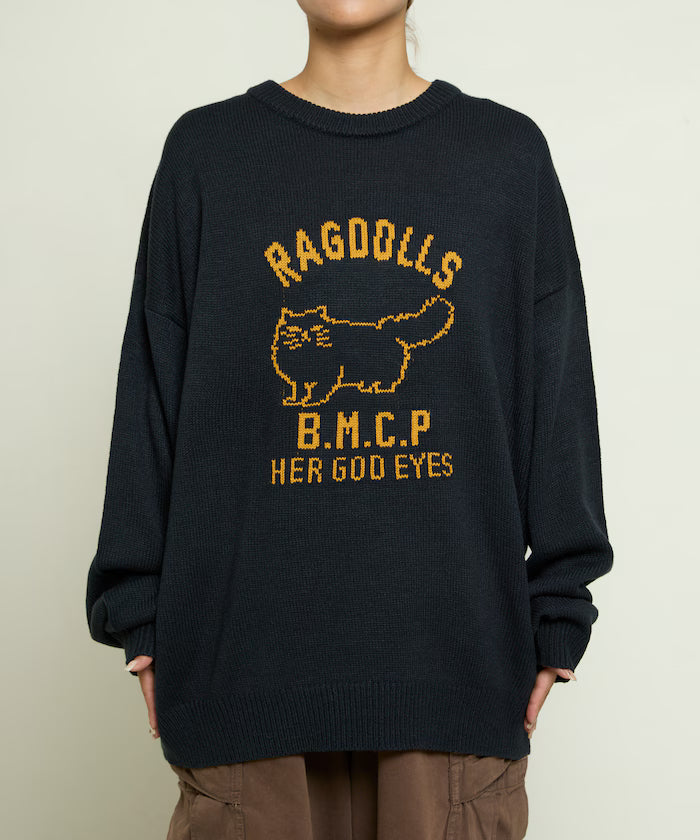 RAGDOLLS CAT Ragdoll Cat Jacquard Knit Limited Edition