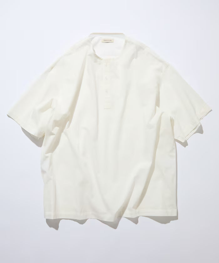 Relax Fit Relaxed Fit Henley Neck Pullover Shirt [Limited Edition]