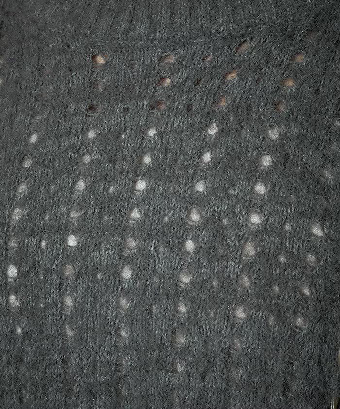 Velvet Ribbon Woven Feather Knit Limited Edition