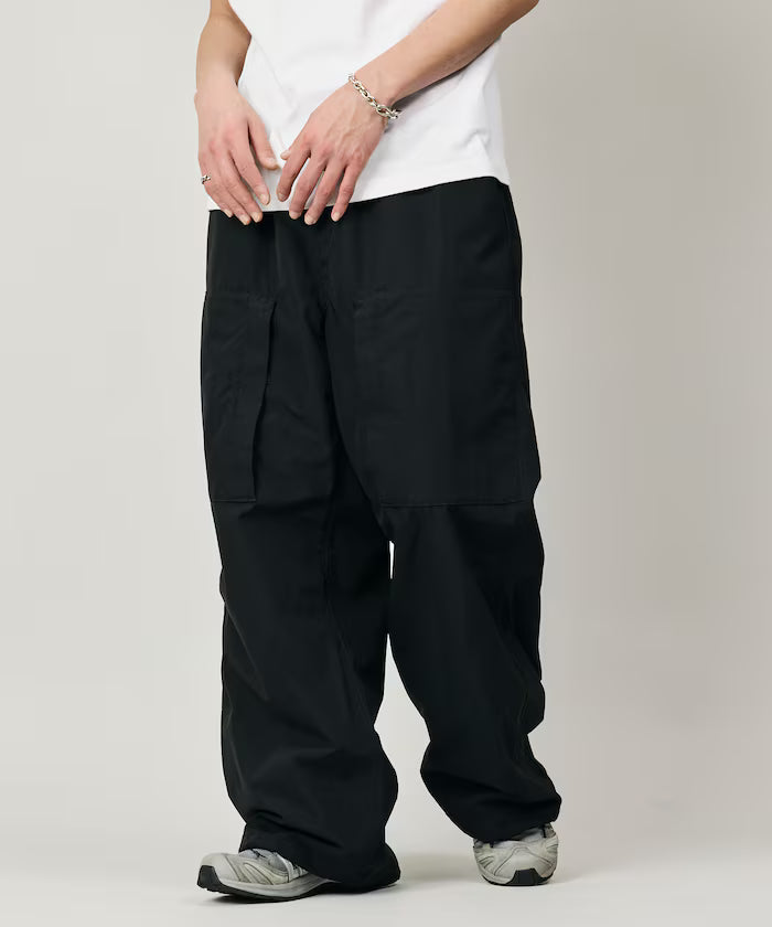 Quick Dry Fabric Wide Silhouette Poly Rip Cross Military Helicrew Pants/UV Cut/Quick Dry 【Limited Edition】