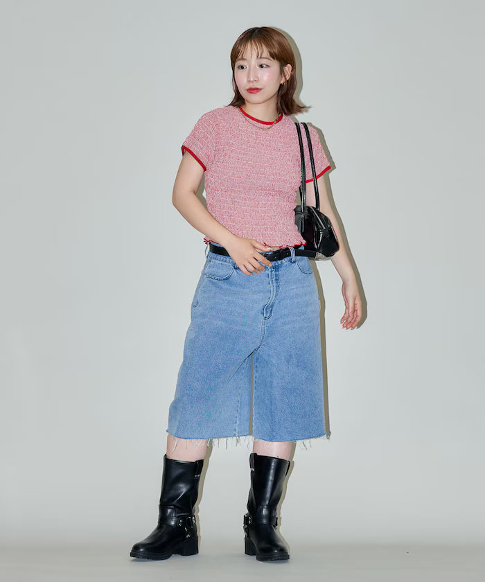 Shearing Design Check Pullover Shirt