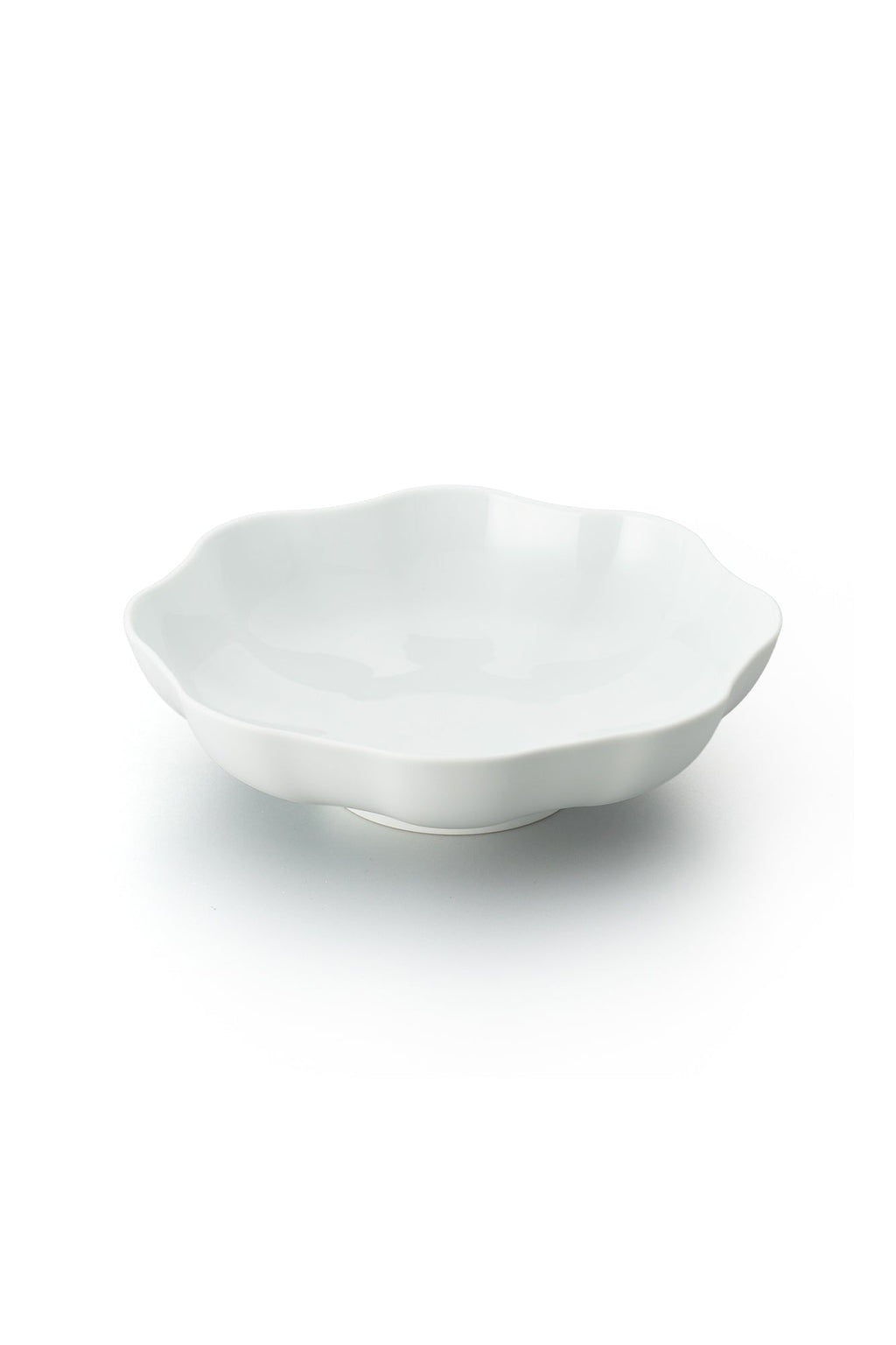 PORCELAIN POTTERY BOWL LARGE - WHITE