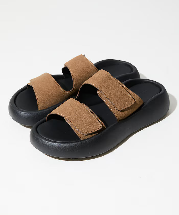 Limited Edition Volume Sole Double Belt Sports Sandal Platform Sole