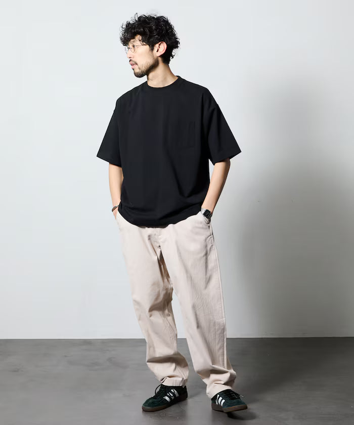 STORATECH/Wide Silhouette Crew Neck T-Shirt/Antibacterial/Odor Resistant/Antimicrobial/UV Cut/Contact Cooling/Water Absorbent and Quick Drying 【Limited Edition】