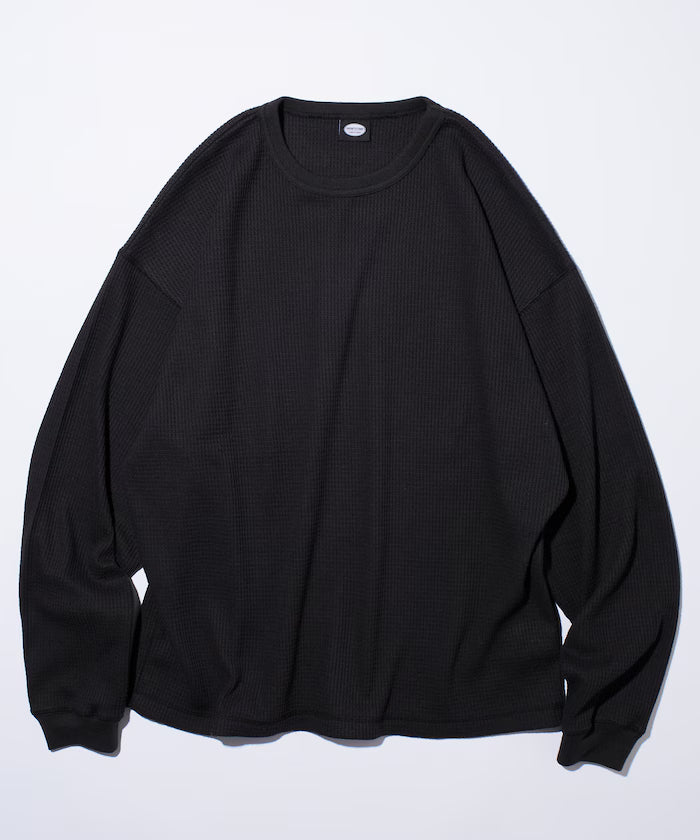 Big Silhouette Long Sleeve Waffle Thermal L/S T-shirt [Limited Edition]