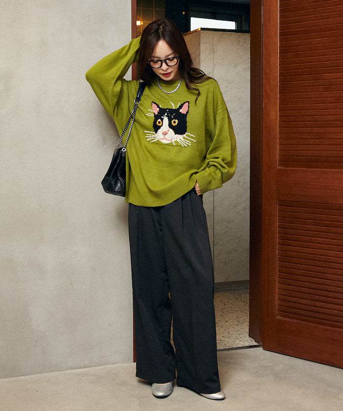 Various Cat Design Knit Limited Edition