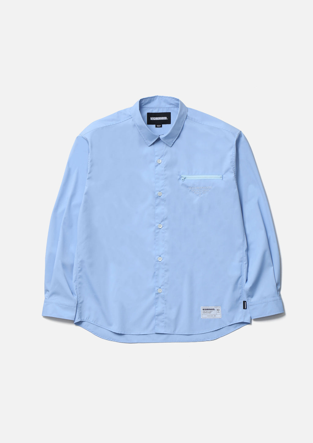 Plain Shirt Ls - BLUE