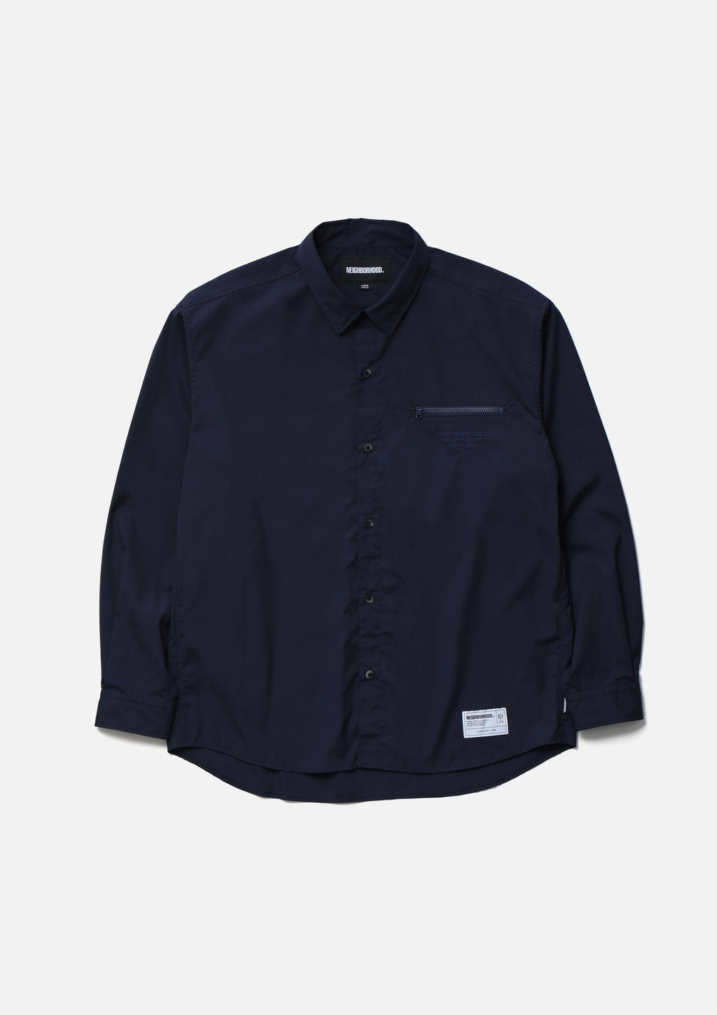 Plain Shirt Ls - NAVY