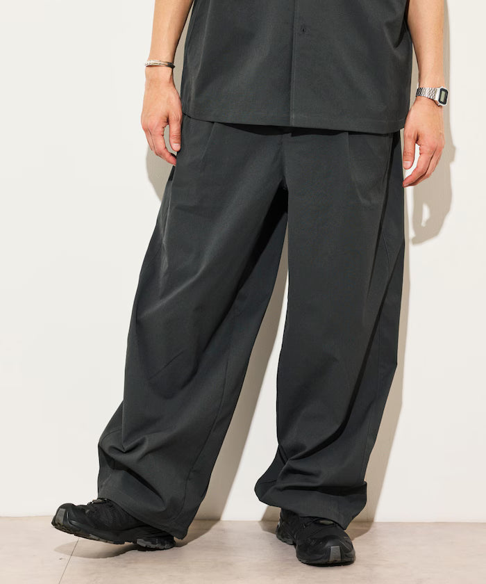 Spindle Dry Flow Curve Pants / Compatible with Setup - Charcoal Gray