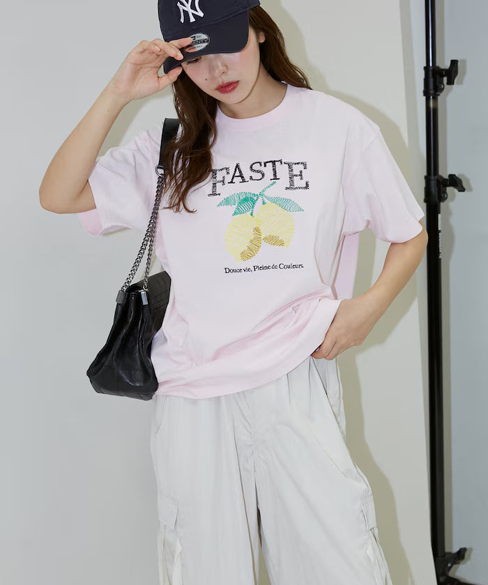 Lemon Embroidery T-shirt Limited Edition