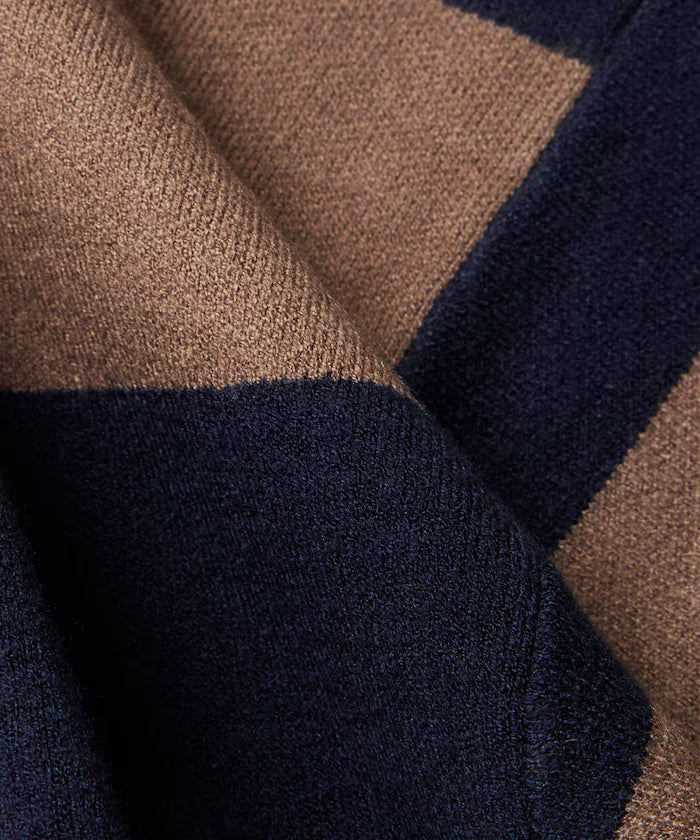 Big Silhouette Border Knit Rugby Shirt [Limited Edition]