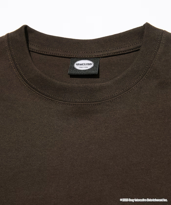 Big Silhouette Back Print Crew Neck T-Shirt/PlayStation Ape Escape 【Limited Edition】