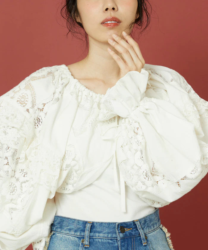 2WAY Lace Bolero & Chaps Pants