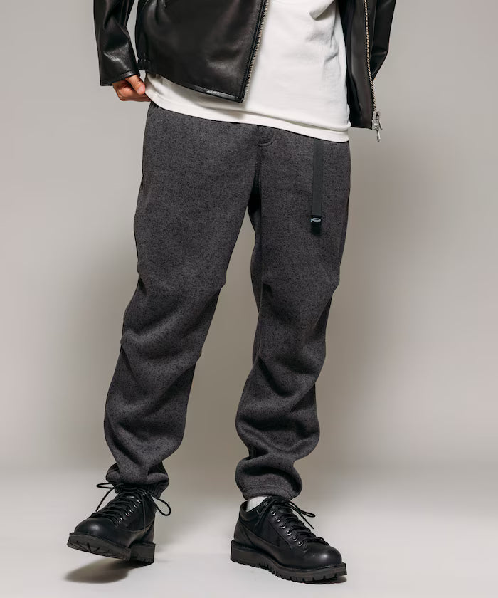 Relaxed Fit Knit Fleece Easy Jogger Pants