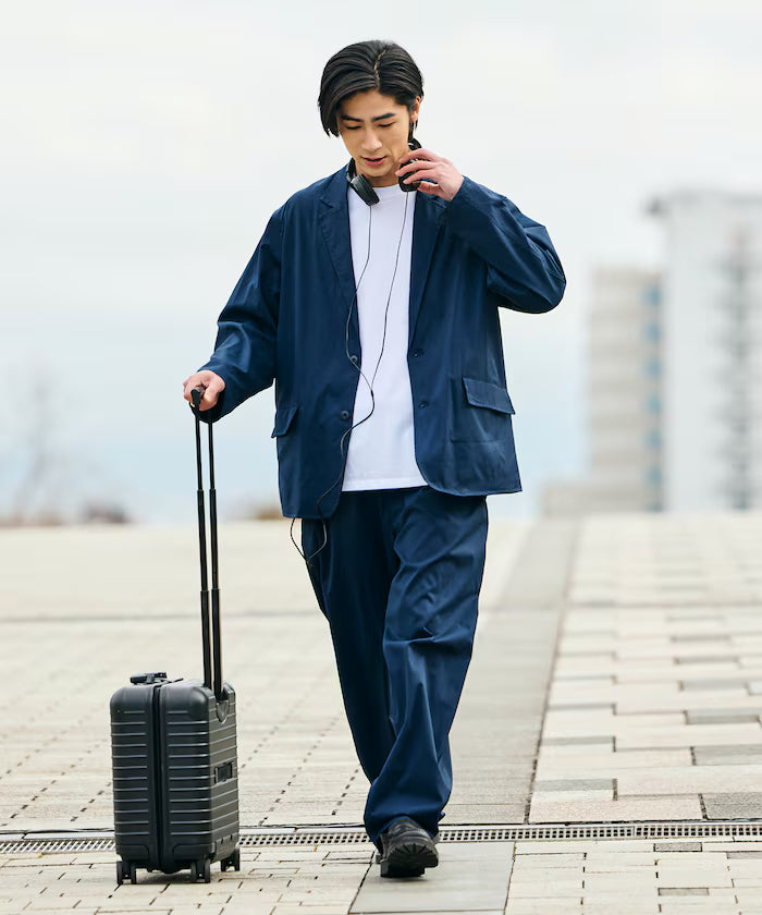 AiRide/Air Ride Relax Fit Packable Travel Set Up/Tailored Jacket/Wide Tapered Pants/Quick Dry/UV Cut 【Limited Edition】