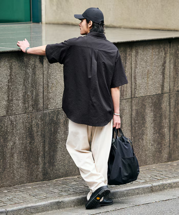 AiRide/AiRide Relax Fit Short Sleeve Seersucker Shirt/Pocketable/Quick Dry/UV Cut [Limited Edition]