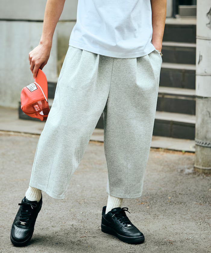 Limited Release Wide Silhouette Cool Touch Quarter-Length Sweatpants Contact Cooling