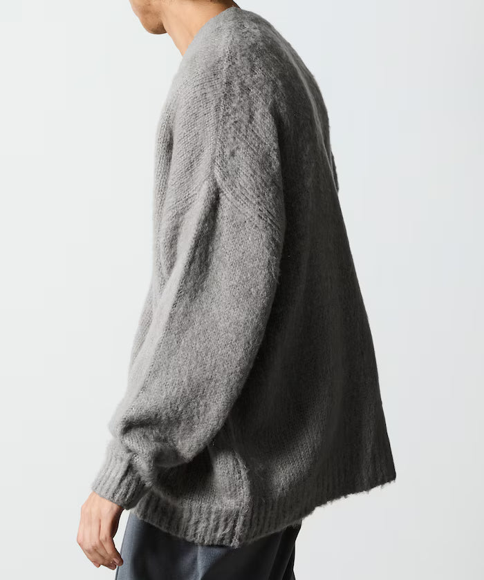 Relax Fit Shaggy Knit Loose Cardigan 【Limited Edition】
