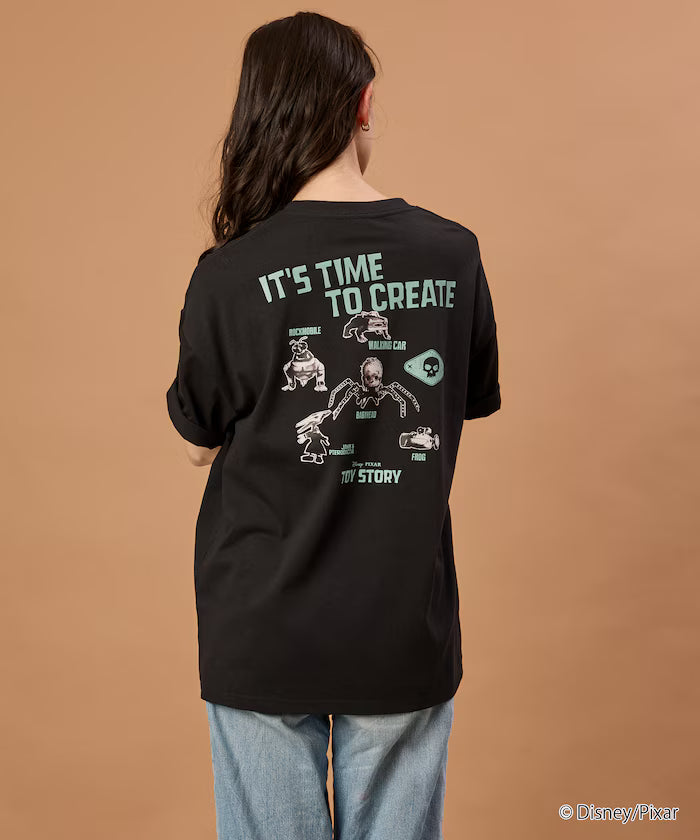 [TOY STORY] Exclusive Character Print Crew Neck T-Shirt Sid's Toy [Limited Edition]