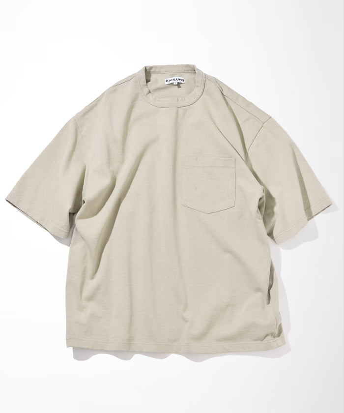Heavy Weight Jersey Pocket T-Shirt - Silver Gray