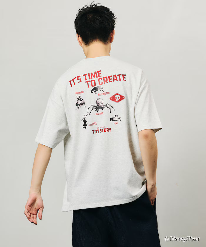 [TOY STORY] Exclusive Character Print Crew Neck T-Shirt Sid's Toy [Limited Edition]
