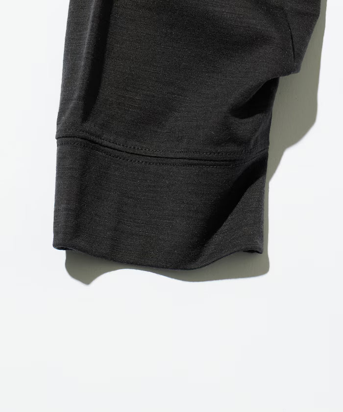 Washable Merino Wool Blend Long Sleeve T-Shirt