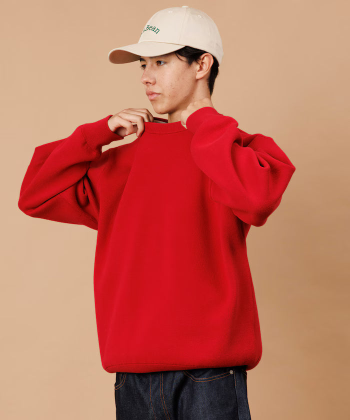 Sweat-like Crew Neck Knit