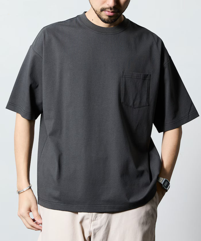STORATECH/Wide Silhouette Crew Neck T-Shirt/Antibacterial/Odor Resistant/Antimicrobial/UV Cut/Contact Cooling/Water Absorbent and Quick Drying 【Limited Edition】