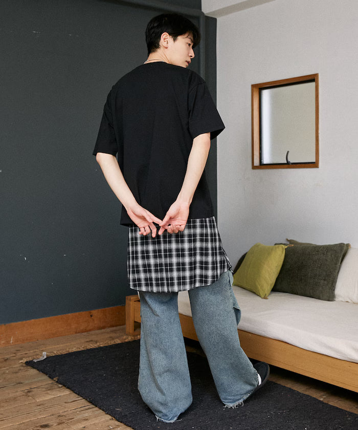 <Functional Material> Shime Bright Dog Print T-shirt Limited Edition