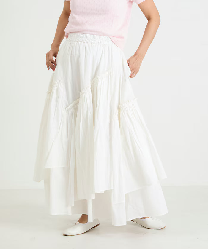 India Frill Maxi Gathered Skirt