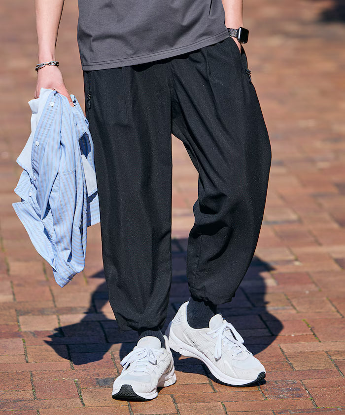 AiRide/Air Ride Semi-Wide Silhouette Cropped Easy Pants/Pocketable/Quick-Dry/UV Cut 【Limited Edition】