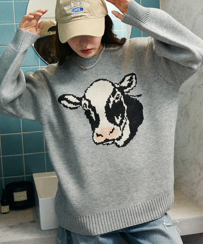 Animal Jacquard Big Knit Limited Edition
