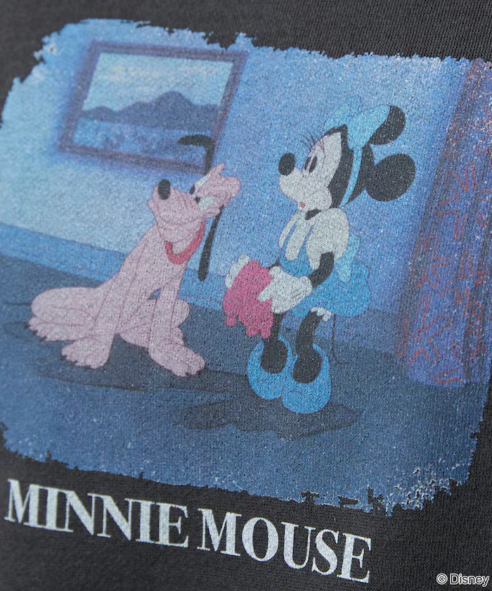 Minnie Mouse/ミニーマウス/Photo Print Crew Neck Sweat Limited Edition