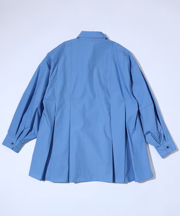 Box Stacked Balloon Sleeve Long Sleeve Shirt